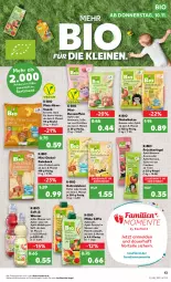 Gazetka promocyjna Kaufland - Gazetka - ważna od 16.11 do 16.11.2022 - strona 13 - produkty: angebot, angebote, apfel, apfelsaft, auer, banane, beere, beutel, bio, Brei, eis, eiswaffeln, ente, fenchel, frucht, früchte, früchten, fruchtsaft, hafer, himbeer, himbeere, keks, kekse, leine, mais, reis, Reiswaffeln, riegel, saft, säfte, snack, Ti, waffeln, wasser, zucker