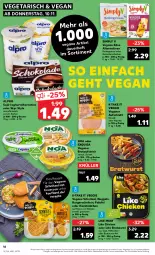 Gazetka promocyjna Kaufland - Gazetka - ważna od 16.11 do 16.11.2022 - strona 16 - produkty: alpro, angebot, auer, aufschnitt, aufstrich, Becher, braten, bratwurst, brot, brotaufstrich, burger, couscous, exquisa, Falafel, joghur, joghurt, Käse, Like Meat, nuggets, nuss, paprika, rezept, rezepte, schnitzel, sim, Skyr, soja, Ti, Vegeta, veggie, wurst, ZTE