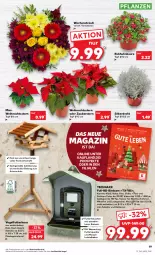 Gazetka promocyjna Kaufland - Gazetka - ważna od 16.11 do 16.11.2022 - strona 19 - produkty: angebot, angebote, batterie, batterien, beere, deo, Draht, eis, Holz, kamera, Knödel, lautsprecher, mac, magazin, Meisenknödel, microsd, pflanze, pflanzen, Ria, sac, snack, snacks, technaxx, Ti, topf, topf ø 12 cm, Vogelfutter, wasser, Weihnachtsstern, Yo