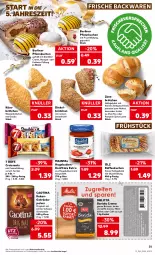 Gazetka promocyjna Kaufland - Gazetka - ważna od 16.11 do 16.11.2022 - strona 31 - produkty: angebot, angebote, backwaren, berliner, beutel, bohne, bohnen, Brei, brötchen, café au lait, caffè crema, coupon, creme, Croissant, croissants, dinkelbrötchen, dinkelmehl, eier, eierlikör, frische backwaren, frucht, getränk, getränke, getränkepulver, gin, gouda, Hefe, kaffee, kakao, Käse, konfitüre, konfitüre extra, kuchen, latte, likör, mac, mehl, melitta, milch, mit frucht, mit gouda, Pfannkuchen, quark, reifen, schoko, schokolade, sofortrabatt, tee, Ti, weizenbrötchen