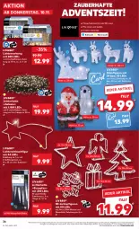 Gazetka promocyjna Kaufland - Gazetka - ważna od 16.11 do 16.11.2022 - strona 36 - produkty: angebot, angebote, auer, batterie, batterien, Dekofigur, eis, Kette, leds, lichterkette, Lichterschlauchfigur, Lichtervorhang, schlauch, Ti, timer, wasser, ZTE