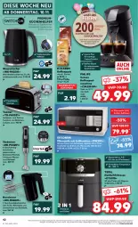 Gazetka promocyjna Kaufland - Gazetka - ważna od 16.11 do 16.11.2022 - strona 42 - produkty: angebot, angebote, auer, auto, brötchen, brötchenaufsatz, De'Longhi, edelstahl, eier, elle, fritteuse, grill, grillplatte, handmixer, Heißluftfritteuse, kaffee, kaffeepads, Kocher, küche, Küchen, Küchenhelfer, latte, mac, messer, mikrowelle, Mixer, Philips, Schal, Schneebesen, senseo, stabmixer, tefal, teller, Ti, Tiere, timer, toast, toaster, wasser, wasserkocher, ZTE