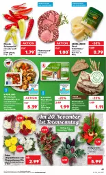 Gazetka promocyjna Kaufland - Gazetka - ważna od 16.11 do 16.11.2022 - strona 45 - produkty: angebot, angebote, auer, backwaren, braten, brot, chrysanthemen, filet, frische backwaren, geback, grünländer, gulasch, Käse, Krustenbrot, mit paprika, natur, nuss, paprika, purland, Rotwurst, schnittkäse, schwein, spitzenqualität, Spitzpaprika, Ti, wein, wiener, wurst, zwiebel, zwiebeln