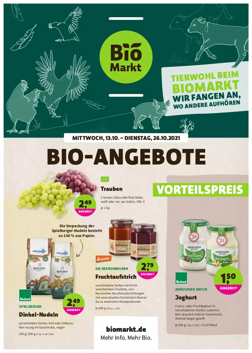 Aktueller Prospekt Denns Biomarkt - Prospekte - von 13.10 bis 26.10.2021 - strona 1