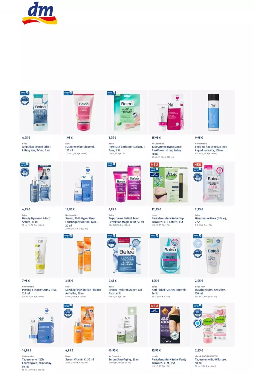 Aktueller Prospekt Dm Drogerie - Prospekte - von 03.03 bis 09.03.2022 - strona 3 - produkty: Alverde, bio, creme, Effect, elle, erde, gin, hyaluron, Maske, natur, panty, Peeling, Persen, rum, Serum, slip, socken, Spezi, tagescreme, Ti, Unterwäsche, vita, Vitamin C, waschgel, Wild