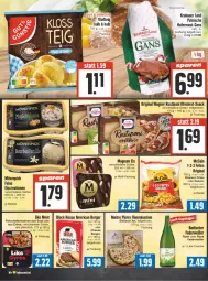 Gazetka promocyjna E Center - Angebote der Woche - Gazetka - ważna od 30.09 do 30.09.2023 - strona 10 - produkty: auer, Bad, Becher, beutel, brot, burger, eis, elsässer art, flammkuchen, flasche, fleisch, Fleischalternative, gin, hafer, je 1-liter-flasche, krakauer, kuchen, lamm, lebensmittel, Like Meat, magnum, mccain, mövenpick, Ofen, original wagner, rustipani, rwe, Schal, snack, soja, Ti, wagner, Weste