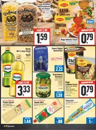 Gazetka promocyjna E Center - Angebote der Woche - Gazetka - ważna od 30.09 do 30.09.2023 - strona 12 - produkty: basmati, Basmati Reis, Becher, beutel, eis, flasche, gin, hengstenberg, keimöl, lebensmittel, maggi, mazola, nudel, nudeln, rapsöl, reis, röstzwiebeln, sauce, senf, spargel, terrine, thomy, Ti, tomate, tomaten, zwiebel, zwiebeln