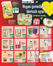 Gazetka promocyjna Edeka - Angebote der Woche - Gazetka - ważna od 14.01 do 14.01.2023 - strona 15 - produkty: apfel, apfelsaft, aufschnitt, Becher, beutel, bio, blume, blumen, brot, brötchen, chia, chia samen, creme, deka, direktsaft, eis, flasche, gewürz, hafer, hühner, Kochcreme, kokos, Kokosfett, korn, LG, mac, müsli, natur, natura, omega, quark, rapsöl, reis, rel, rum, saft, salat, salate, soja, sonnenblume, tee, toast, Veganes Eis, Vegeta, veggie, ZTE