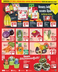 Gazetka promocyjna Edeka - Angebote der Woche - Gazetka - ważna od 14.01 do 14.01.2023 - strona 3 - produkty: avocado, banane, bananen, beere, beeren, beutel, bio, bohne, bohnen, Bundmöhren, deka, edeka bio, eis, himbeer, himbeere, himbeeren, kartoffel, kartoffeln, mango, möhren, nuss, orange, orangen, pflaume, pflaumen, reifen, rel, rotkohl, Schal, Schale, speisekartoffeln, Ti, tomate, tomaten