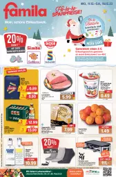 Gazetka promocyjna Famila - Prospekte - Gazetka - ważna od 16.12 do 16.12.2023 - strona 1 - produkty: Absolut Vodka, auer, aust, barilla, Bau, Bauer, Becher, braten, clementinen, coppenrath, eis, elle, flasche, frucht, fruchtjoghurt, gutschein, gutscheine, joghur, joghurt, lachs, Lachsbraten, latte, lebensmittel, pasta, puma, reis, saft, sahne, schwein, socken, spielwaren, teller, Ti, torte, veltins, vodka, wein, ZTE