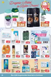 Gazetka promocyjna Famila - Prospekte - Gazetka - ważna od 16.12 do 16.12.2023 - strona 20 - produkty: Apotheke, asti, auer, axe, Bad, black forest, body, bodyspray, brause, Brausetabletten, coupon, coupons, creme, deo, deodorant, diadem, doppelherz, drogerie-artikel, duschcreme, duschgel, eis, elle, elmex, elnett, flasche, garnier, gesichtspflege, gin, haarspray, ilag, L´Oréal, lack, magnesium, magnesium 400, Mundhygiene, nivea, olive, palmolive, pasta, Reinigung, reis, sana, Schaebens, Schnelltest, schwarzkop, schwarzkopf, sensodyne, shampoo, shampoo oder spülung, sofortrabatt, spülung, tablet, tablett, Tablette, Ti, tücher, vita, Vitamin C, Vitamine, Wahre Schätze, zahnpasta, ZTE