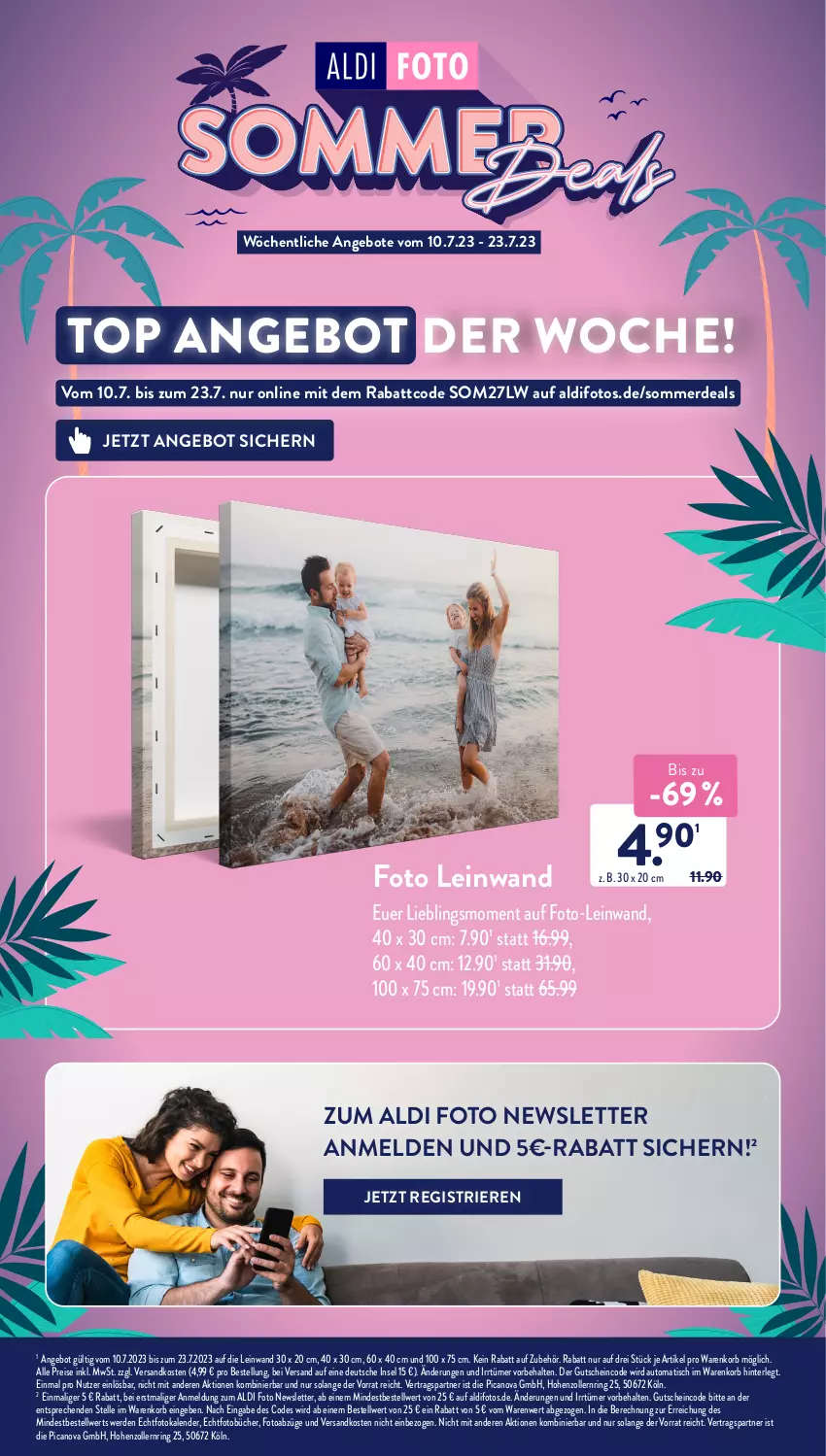 Aktueller Prospekt AldiSud - NÄCHSTE WOCHE - von 17.07 bis 22.07.2023 - strona 46 - produkty: aldi, angebot, angebote, auto, eis, elle, erde, Fotokalender, gutschein, korb, ndk, reis, ring, Ti, tisch