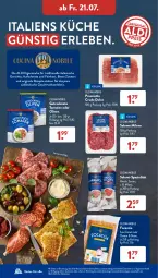 Gazetka promocyjna AldiSud - NÄCHSTE WOCHE - Gazetka - ważna od 22.07 do 22.07.2023 - strona 30 - produkty: ACC, aldi, alle artikel ohne dekoration, aufschnitt, cin, dekoration, eis, elle, feinkost, Focaccia, Getrocknete Tomaten, gin, je 250-g-packung, küche, mac, olive, oliven, prosciutto, prosciutto crudo, reis, rezept, rezepte, salami, sour cream, Spezi, Ti, tomate, tomaten, ZTE