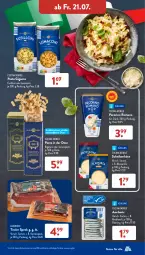 Gazetka promocyjna AldiSud - NÄCHSTE WOCHE - Gazetka - ważna od 22.07 do 22.07.2023 - strona 31 - produkty: chovi, cin, eis, fisch, fische, Fischer, Käse, knoblauch, mac, mozzarella, pasta, Pecorino, reis, rel, rwe, Schere, Speck, Ti