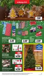 Gazetka promocyjna Lidl - Aktionsprospekt - Gazetka - ważna od 18.11 do 18.11.2023 - strona 25 - produkty: Adventskalender, Anhänger, auto, Bank, batterie, batterien, Bau, dekoration, Elan, fenster, fensterbank, Geschenkpapier, Holz, Körbchen, papier, regal, rel, Ria, Tasche, taschen, Ti, timer, tisch, weck, weihnachten, Weihnachtsbaum