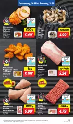 Gazetka promocyjna Lidl - Aktionsprospekt - Gazetka - ważna od 18.11 do 18.11.2023 - strona 43 - produkty: angebot, auer, braten, curry, dip, eis, filet, flakes, fleisch, garnelen, gewürz, hackfleisch, lack, nuggets, pute, reis, rollbraten, Rückenbraten, schwein, schweine, schweinerücken, Ti, wein, weine, ZTE