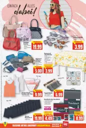 Gazetka promocyjna E Center - Angebote der Woche - Gazetka - ważna od 23.04 do 23.04.2022 - strona 15 - produkty: angebot, angebote, Bau, baumwolle, bio, bio-baumwolle, braun, Brille, burger, decke, dell, duschtuch, elle, Ergee, hamburger, handtuch, hemd, hemden, Läufer, Mode, retroshorts, shorts, slip, slips, sonnenbrille, Tasche, taschen, teppich, Ti, Trockner, tuc, wachstuch, wolle