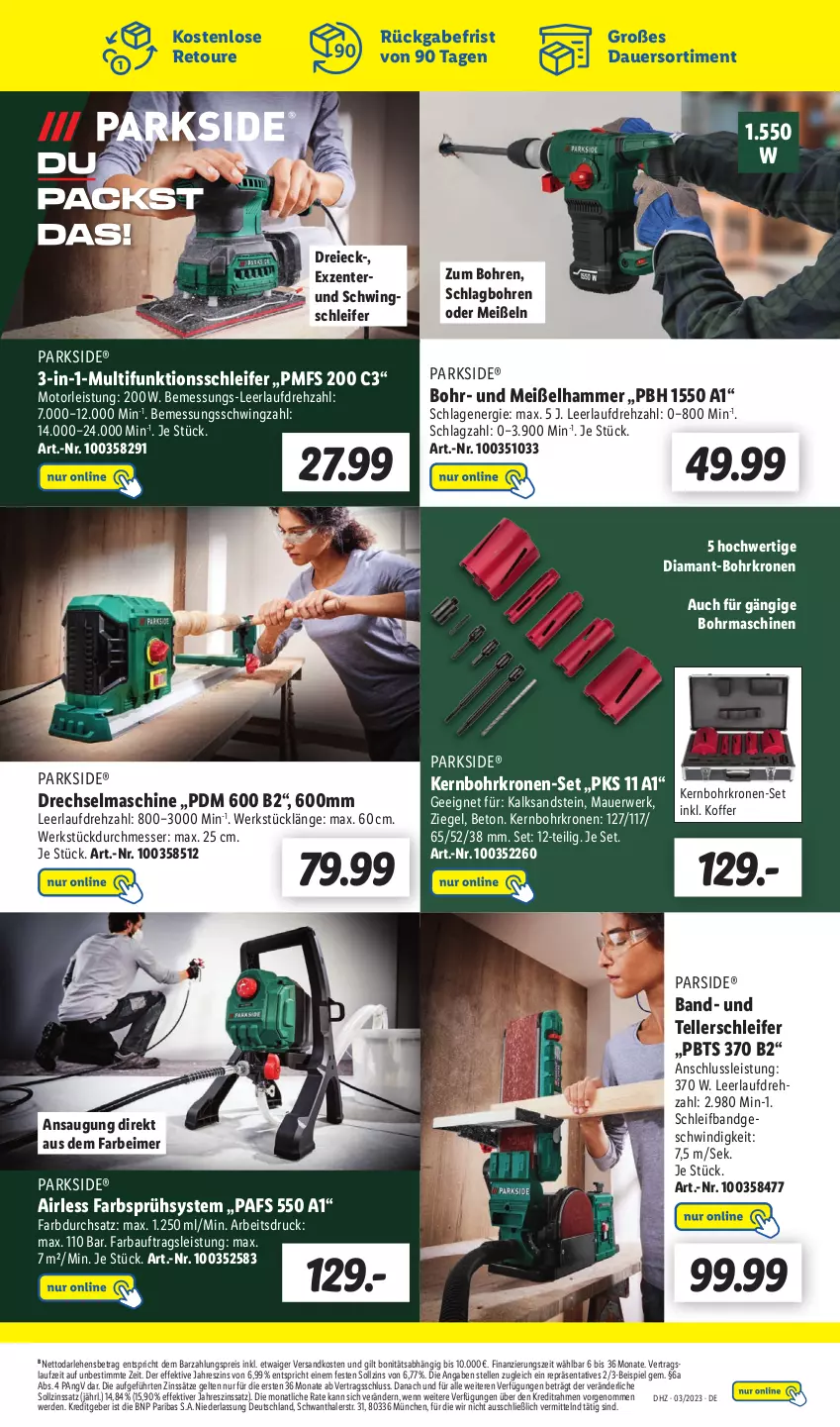 Aktueller Prospekt Lidl - Wochen-Highlights im Onlineshop - von 16.01 bis 22.01.2023 - strona 5 - produkty: auer, Bau, eimer, eis, elle, ente, erde, koffer, krone, messer, ndk, Parkside, reis, rwe, teller, Ti