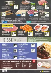 Gazetka promocyjna Edeka - Angebote der Woche - Gazetka - ważna od 08.01 do 08.01.2022 - strona 16 - produkty: acer, angebot, angebote, aqua, auer, Bau, Bauer, bio, braten, brot, brötchen, dell, eier, eintopf, eis, elle, filet, filets, fisch, fische, Fischer, fischtheke, fleisch, forelle, grill, grill und pfanne, grillhähnchen, gulasch, hering, Herings, lachs, lebensmittel, mac, Makrele, malz, matjes, Meister, Mett, mettwurst, möhren, nudel, nudeln, omega, Omega-3, pfanne, Popp, Rauch, reis, rel, rind, rinder, rindergulasch, ring, saft, salat, sauce, Schal, Schale, Schere, schnitzel, schwein, schwein und rind, speisemöhren, telefon, Ti, tisch, topf, uhr, und pfanne, vom schwein und rind, wein, Wels, wurst