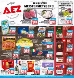 Gazetka promocyjna Aez - Prospekte - Gazetka - ważna od 14.10 do 14.10.2023 - strona 1 - produkty: barilla, Becher, bohne, bohnen, bonne maman, brut, brut dargent, bugles, butter, chips, cola, creme, die ofenfrische, Doritos, Dr. Oetker, eis, elle, feta, flasche, fleisch, frucht, fruchtfleisch, hofgut, holländischer schnittkäse, italienische pasta, joghur, joghurt, joghurt mit der ecke, Käse, konfitüre, landliebe, landmilch, leerdammer, mac, mam, Meister, melitta, milch, milka, milka schokolade, Müller, natur, nuss, nuss-nougat-creme, nutella, obst, Ofen, pasta, patros, reis, rind, rinder, schnittkäse, schoko, schokolade, Spezi, steak, Streichzart, tafeltrauben, Ti, tisch, tradizionale, trauben, weihenstephan, ZTE, zucker