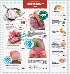 Gazetka promocyjna Aez - Prospekte - Gazetka - ważna od 14.10 do 14.10.2023 - strona 5 - produkty: appenzeller, auer, Bau, Bauer, buch, burger, champignon, champignons, dressing, eis, elle, emmentaler, Feigen, frucht, gin, goldsteig, gorgonzola, hartkäse, Heu, heumilch, hofgut, Holz, Käse, küche, leberkäs, LG, mac, marinade, mascarpone, merl, Mett, mettwurst, milch, natur, nuss, regensburger, reis, rind, Rotwurst, sahne, salat, sauce, schinken, schnittkäse, schwamm, schwein, schweine, senf, Spezi, Ti, urtyp, weichkäse, wein, weine, wurst, ZTE, zwiebel, zwiebelmettwurst, zwiebeln