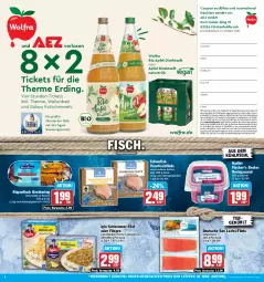 Gazetka promocyjna Aez - Prospekte - Gazetka - ważna od 14.10 do 14.10.2023 - strona 6 - produkty: AEZ, apfel, aus dem kühlregal, Bad, Becher, bio, coupon, direktsaft, eis, elle, erde, filegro, filet, filets, fisch, fische, Fischer, followfish, gewinnspiel, hering, Herings, iglo, kühlregal, lachs, mac, nadler, natur, regal, reis, ring, rügenfisch, saft, salat, schlemmer-filet, telefon, thunfisch, Ti, weck, ZTE