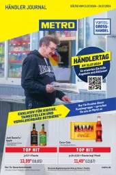 Gazetka promocyjna Metro - Händler Journal - Gazetka - ważna od 24.07 do 24.07.2024 - strona 1 - produkty: angebot, angebote, Apple, coca-cola, cola, elle, flasche, getränk, getränke, jack daniel, Metro, Palette, Ti