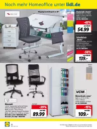 Gazetka promocyjna Lidl - Aktuelle Onlineshop-Highlights - Gazetka - ważna od 31.01 do 31.01.2022 - strona 18 - produkty: drehstuhl, ndk, office, Ria, rückenlehne, Schrank, schreibtisch, stuhl, Tasche, taschen, tee, Ti, tisch, vita, ZTE