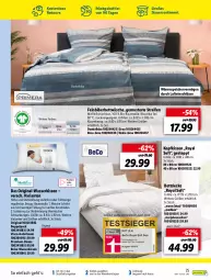 Gazetka promocyjna Lidl - Aktuelle Onlineshop-Highlights - Gazetka - ważna od 31.01 do 31.01.2022 - strona 25 - produkty: auer, Bau, baumwolle, bett, bettwäsche, bio, bio-baumwolle, decke, deo, eis, Ergee, gin, kissen, Kissenbezug, kopfkissen, korb, reifen, reis, Ria, Ti, Trockner, wasser, wolle