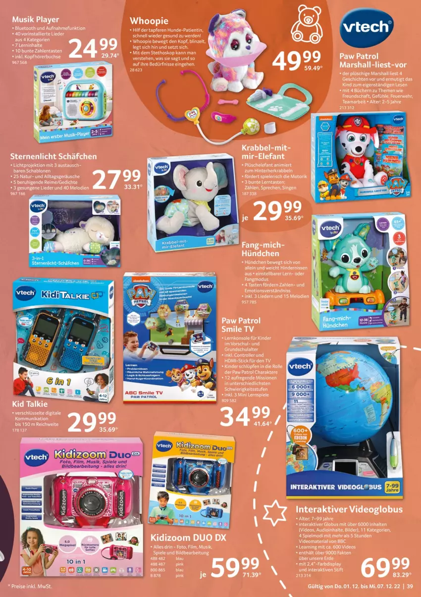 Aktueller Prospekt Selgros - Nonfood - von 01.12 bis 07.12.2022 - strona 39 - produkty: eier, Elefant, kamera, LG, Paw Patrol, Spiele, Ti