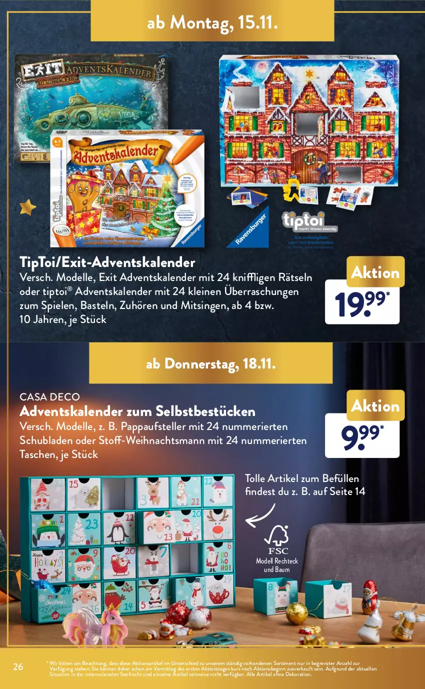 Aktueller Prospekt AldiSud - ALDI Sortiment - von 01.11 bis 30.11.2021 - strona 26