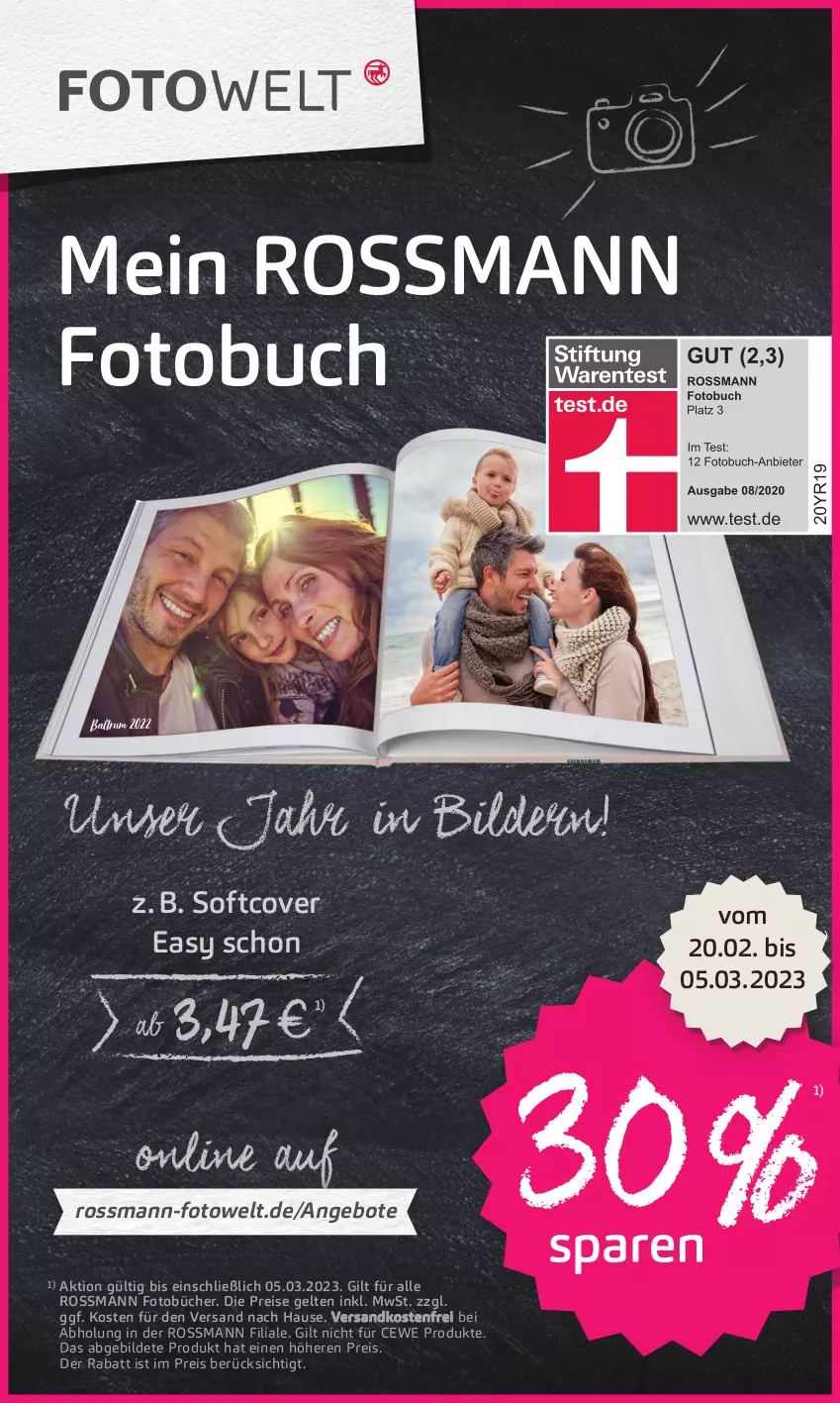 Aktueller Prospekt Rossmann - Prospekte - von 27.02 bis 03.03.2023 - strona 18 - produkty: angebot, angebote, buch, cewe, eis, Fotobuch, ndk, reis, Ti, versandkostenfrei