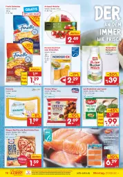 Gazetka promocyjna Netto Marken-Discount - Filial-Angebote - Gazetka - ważna od 12.03 do 12.03.2022 - strona 16 - produkty: antipasti, asti, backfisch, butter, chicken wings, creme, eis, eiscreme, elle, filet, filets, finello, fisch, iglo, Käse, lachs, lachsfilet, lachsfilets, matjes, Matjesfilet, matjesfilets, milch, Müller, ndk, Nordsee, pizza, Reibekäse, reis, rwe, spinat, teller, Ti, versandkostenfrei, wagner