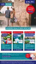 Gazetka promocyjna Aldi Nord - Von Montag - Gazetka - ważna od 17.02 do 17.02.2024 - strona 40 - produkty: aldi, Bad, buch, diadem, drink, drinks, eis, gutschein, gutscheine, kreuzfahrten, LG, playmobil, pril, reis, rwe, Schal, Ti, Weste, ZTE