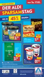 Gazetka promocyjna Aldi Nord - Von Montag - Gazetka - ważna od 17.02 do 17.02.2024 - strona 41 - produkty: aldi, auer, aus der tiefkühlung, auto, Bau, Bauer, Becher, beutel, eis, gin, kaffee, magazin, papier, reis, sim, storck, telefon, Ti, ZTE