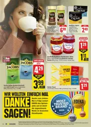 Gazetka promocyjna Edeka - Prospekte - Gazetka - ważna od 01.06 do 01.06.2024 - strona 18 - produkty: angebot, aufstrich, Cap, coupon, coupons, creme, dallmayr, dallmayr capsa, deka, eis, frucht, gelee, golden toast, jacobs, kaffee, konfitüre, landliebe, lebensmittel, LG, nescafe, nuss, rabatt-coupon, reis, Ti, toast, ZTE, zucker