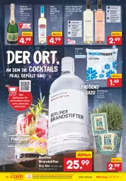 Gazetka promocyjna Netto Marken-Discount - Filial Angebote - Gazetka - ważna od 31.12 do 31.12.2021 - strona 16 - produkty: aperitif, berliner, chardonnay, cocktail, cocktails, dry gin, eis, eiswürfel, fisch, gin, kräuter, kulturtopf, merl, merlot, ndk, reis, rezept, roséwein, rosmarin, sac, sekt, spirituosen, stifte, Ti, topf, versandkostenfrei, vorspeise, wein, Weißwein, würfel