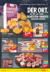 Gazetka promocyjna Netto Marken-Discount - Filial Angebote - Gazetka - ważna od 31.12 do 31.12.2021 - strona 25 - produkty: angebot, auer, chicken nuggets, curry, dip, eis, flammkuchen, fleisch, geback, Hähnchenfleisch, kuchen, lamm, leine, nuggets, piccolinis, pizza, reis, rind, schwein, schweine, snack, snacks, Ti, wagner, wein, weine, ZTE