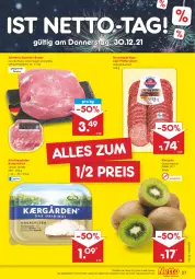 Gazetka promocyjna Netto Marken-Discount - Filial Angebote - Gazetka - ważna od 31.12 do 31.12.2021 - strona 27 - produkty: angebot, arla, asti, aufstrich, braten, brot, brotaufstrich, eis, Fondue, Kærgården, Käse, kiwi, nuss, pfeffer, reis, saft, salami, schinken, schwein, schweine, stockmeyer, Ti, wein, weine, ZTE