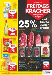Gazetka promocyjna Netto Marken-Discount - Filial Angebote - Gazetka - ważna od 31.12 do 31.12.2021 - strona 28 - produkty: angebot, angebote, beef, bio, discount, eis, entrecôte, filet, Holz, hüftsteak, hugo, kracher, landliebe, landmilch, lorenz, marken-discount, milch, ndk, orange, orangen, reis, rind, rinder, Rindersteak, Rippen, roastbeef, sac, steak, steaks, Ti, uhr, versandkostenfrei, ZTE
