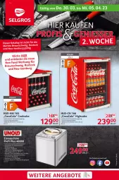 Gazetka promocyjna Selgros - Nonfood - Gazetka - ważna od 05.04 do 05.04.2023 - strona 1 - produkty: angebot, angebote, auto, Behälter, bio, braun, cola, creme, decke, edelstahl, eis, eiscreme, eismaschine, kompressor, LG, Mode, Reinigung, reis, Ti, timer, tisch, türanschlag wechselbar