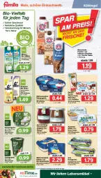 Gazetka promocyjna Famila - Prospekte - Gazetka - ważna od 13.08 do 13.08.2022 - strona 10 - produkty: apostels, arla, bärenmarke, Becher, bio, butter, choco fresh, drink, eis, eiskaffee, ferrero, grütze, joghur, joghurt, kaffee, kakao, Kinder, Kinder Choco fresh, kräuter, kühlregal, lebensmittel, mac, milch, natur, pudding, quark, rahmjoghurt, regal, reis, sahne, schlagsahne, schoko, schokolade, schokoladen, sour cream, Streichzart, Ti, weihenstephan, zaziki, ZTE, Zum Dorfkrug