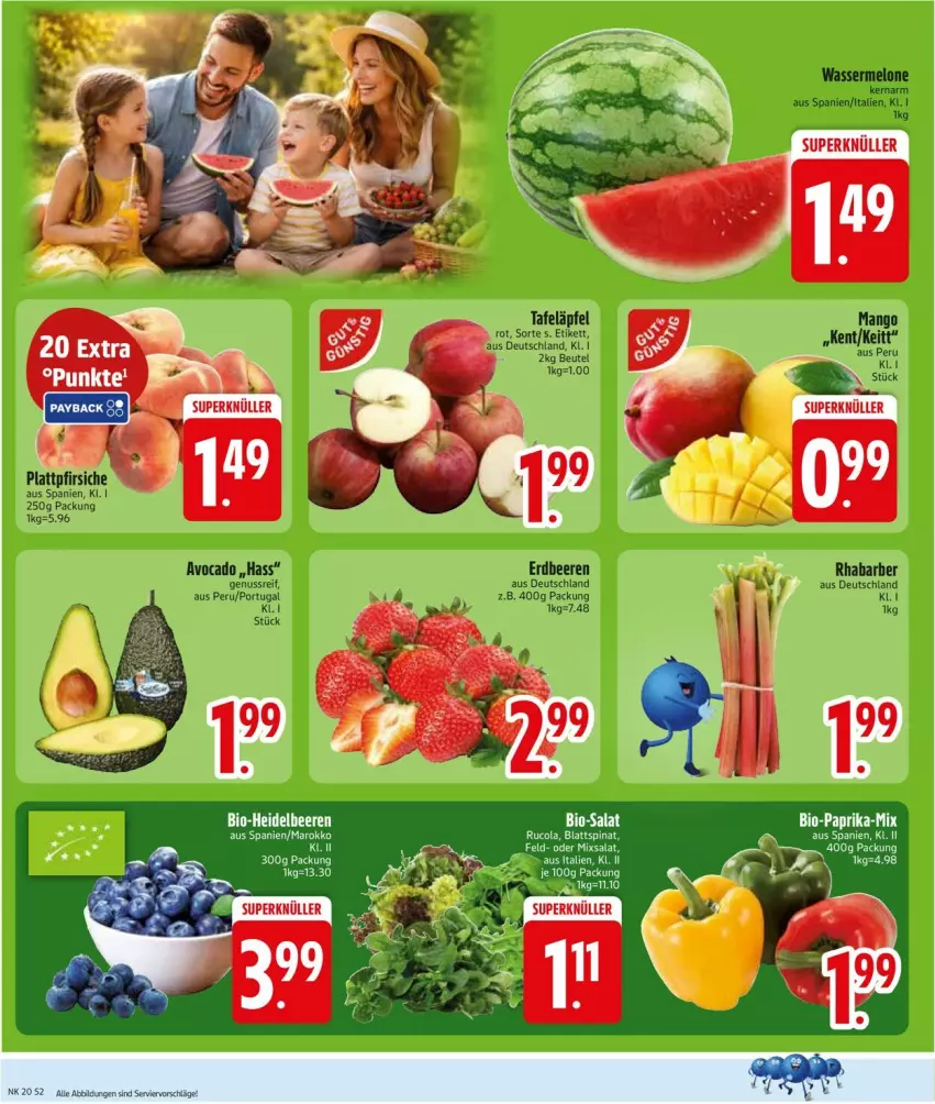 Aktueller Prospekt Edeka - Prospekte - von 11.05 bis 16.05.2026 - strona 4 - produkty: beere, beeren, bio, blattspinat, cola, eis, heidelbeere, heidelbeeren, rucola, salat, spinat