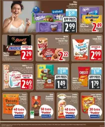 Gazetka promocyjna Edeka - Prospekte - Gazetka - ważna od 16.05 do 16.05.2026 - strona 11 - produkty: beutel, chips, choclait chips, eier, eis, giotto, kakao, Kinder, mandel, mars, milch, milka, milka schokolade, nuss, payback, raffaello, reis, ritter, ritter sport, schoko, schoko-bons, schokolade, snack, snacks, snickers, Sport, tee, Yo, ZTE