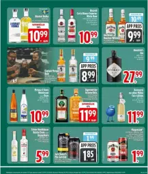 Gazetka promocyjna Edeka - Prospekte - Gazetka - ważna od 16.05 do 16.05.2026 - strona 21 - produkty: Absolut Vodka, bacardi, Berger, bourbon, bourbon whiskey, Cap, captain morgan, doppelkorn, eis, elle, flasche, Germ, getränk, jägermeister, jim beam, korn, kräuter, kräuterlikör, likör, Meister, Metaxa, Mixgetränk, reis, rum, vodka, wein, weinbrand, whiskey, ZTE