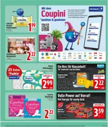 Gazetka promocyjna Edeka - Prospekte - Gazetka - ważna od 16.05 do 16.05.2026 - strona 23 - produkty: batterie, batterien, carefree, cottonelle, coupon, coupons, deka, elle, ente, gin, küche, Küchen, küchentücher, papier, payback, schwamm, slip, slipeinlagen, tee, Ti, toilettenpapier, tücher, wasser