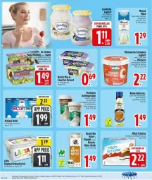 Gazetka promocyjna Edeka - Prospekte - Gazetka - ważna od 16.05 do 16.05.2026 - strona 8 - produkty: actimel, actimel drink, aufstrich, Becher, bio, brot, brotaufstrich, butter, culinesse, deka, dessert, Dr. Oetker, drink, eis, flasche, getränk, gin, hafer, joghur, joghurt, joghurt mild, K2, kaffee, landliebe, landliebe joghurt, lätta, mandel, milch, milch-schnitte, milchreis, ohne palmöl, Paula, paula pudding, pudding, rama, Rama Culinesse, reis, Ria, smarties, snack, starbucks, Ti, ZTE