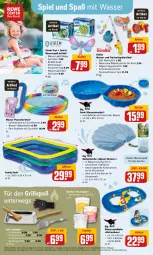 Gazetka promocyjna Rewe - Prospekte - Gazetka - ważna od 19.06 do 19.06.2022 - strona 26 - produkty: aktionspreis, alle artikel ohne dekoration, auer, ball, bambus, dekoration, dusche, ehrmann, eis, family pool, fenster, Garten, grill, hängematte, kerze, luftmatratze, matratze, Mett, pool, reis, rwe, Schmetterling, Seife, sim, simba, Sport, Stier, Ti, wasser, wasserpistole