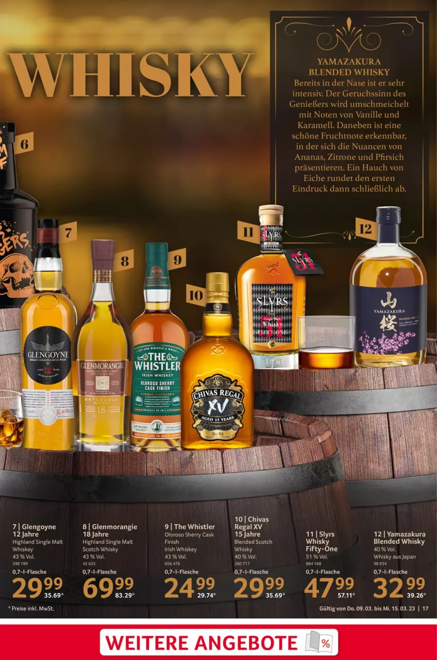 Aktueller Prospekt Selgros - Food - von 09.03 bis 15.03.2023 - strona 17 - produkty: angebot, angebote, blended scotch, blended scotch whisky, eier, eis, flasche, irish whiskey, Kette, Ofen, regal, reis, scotch, scotch whisky, single malt, tee, Ti, whiskey, whisky