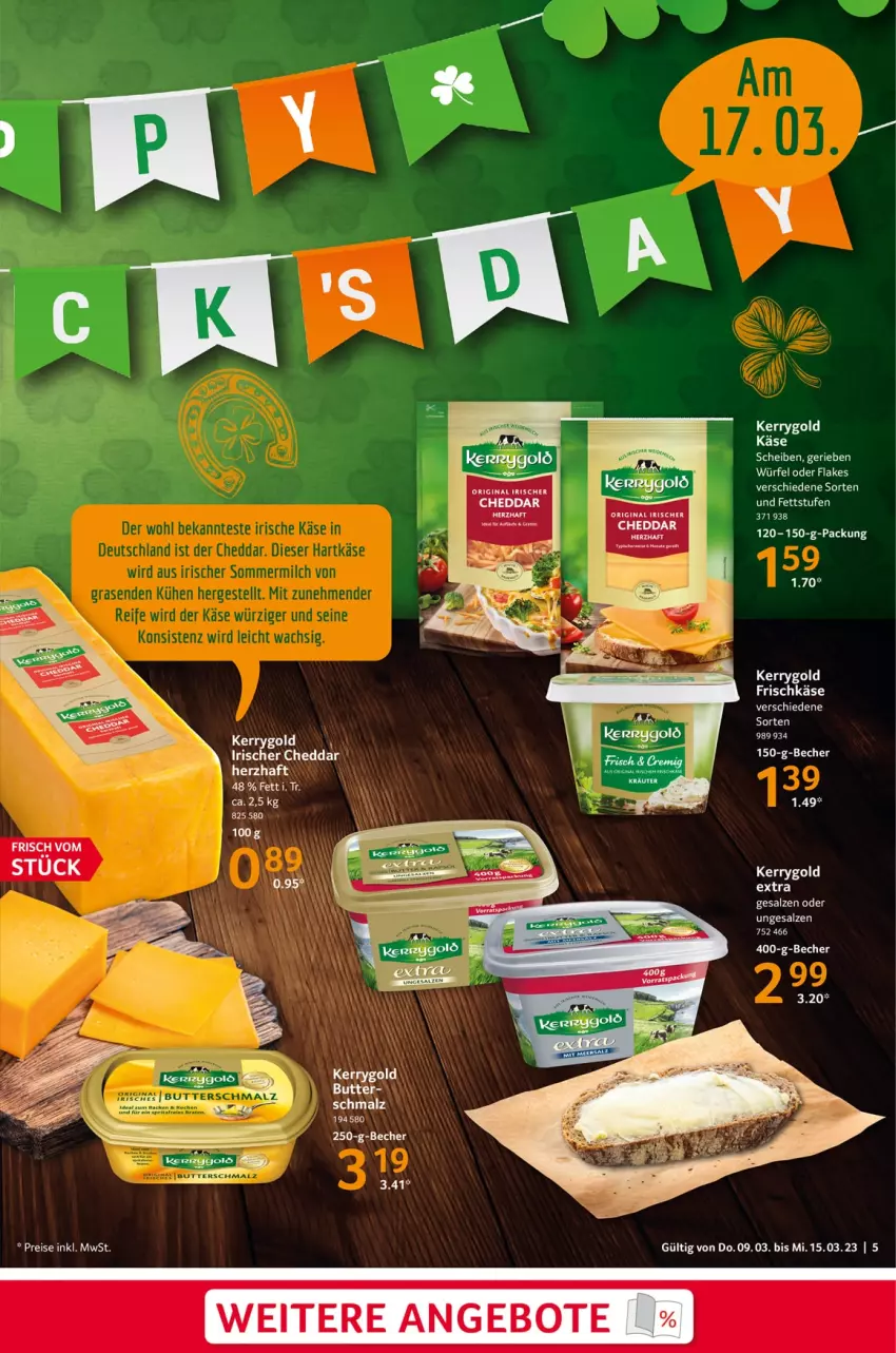 Aktueller Prospekt Selgros - Food - von 09.03 bis 15.03.2023 - strona 5 - produkty: angebot, angebote, Becher, cheddar, eis, flakes, gin, kerrygold, malz, reis, salz, Schmalz, Ti, tuc, würfel